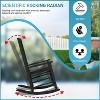 BestMassage Outdoor Rocking Chair Classic Wooden Patio Rocking Chair - 2 of 4