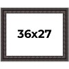 PosterPalooza | 3.5" Wide Ornate Black Picture Frame - UV Acrylic, Backing Board, Hanging Hardware Included - 2 of 4
