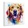 Stupell Industries Happy Dog Paint Drip Wall Plaque Art, 12" x 12" - 2 of 4