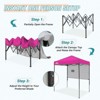 EAGLE PEAK 6'x4'Instant Pop Up Canopy with Adjustable Sun Wall - 2 of 4