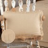 Burlap Vintage Pillow w/ Fringed Ruffle 14x22 VHC Brands - 4 of 4