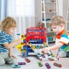 VATOS 25pcs Sliding Track Truck Car Toy Parking Toy with 10 Cars for Boys Aged 3+ - 2 of 4