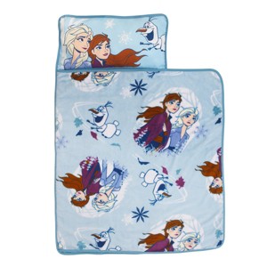 Disney Frozen 2 - Spirit of Nature Padded Nap Mat With Built In Pillow, Blanket and Name Label - 1 of 4