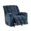 Chenille Rocking Reclining Chair with Gentle Motion and Comfortable Design - 4 of 4
