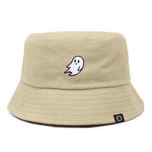Dalix Ghost Cotton Bucket Hat Lightweight Outdoor Travel Beach Everyday Mens - 1 of 4