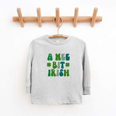 The Juniper Shop A Wee Bit Irish Youth Long Sleeve Tee