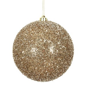 Vickerman Tinsel Ball Ornament - 1 of 3