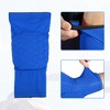 Unique Bargains 2pcs Elbow Brace Support Sleeve Elbow Pad Sleeve for Women Men Blue M Size - 3 of 3