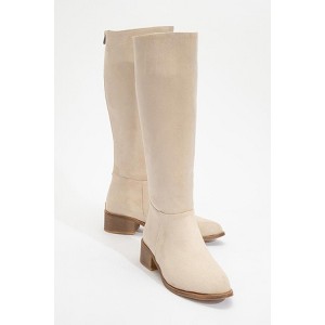 Svetlo - Beige Back-Zip Knee-High Boot (Women) | Prologue Shoes - 1 of 4