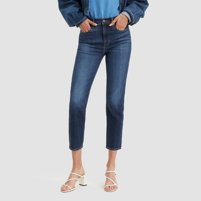 high rise crop jeans 