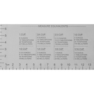 Cuisinart Stainless Steel Food Scraper with Measure Marks