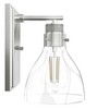 Hunter Fans 7.5" Van Nuys Wall Light Brushed Nickel Finish Vintage Industrial Design Dimmable Indoor Sconce - 4 of 4
