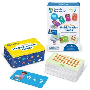 Learning Resources Visual Multiplication Flash Cards - 1 of 4