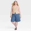 Women's Long Denim Shorts - Universal Thread™ - 3 of 3