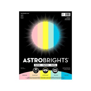Astrobrights Sprinkle Colored Paper 24 lbs. 8.5" x 11" Assorted Colors 300 Sheets/Pack (94000) - 1 of 2