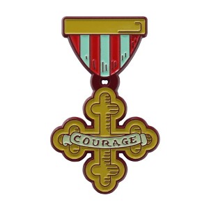Fanattik The Wizard of Oz Limited Edition Courage Medal Pin Badge - 1 of 4
