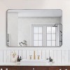 Okak Minimalism Rectangular Vanity Mirror with Aluminum Frame, Bathroom Mirror, Wall Mirror for Living Room, Bathroom, Bedroom - 2 of 4