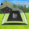 Costway Portable 10' Golf Practice Set Golf Hitting Net Cage w Target Bag Ball Grass Mat - 4 of 4
