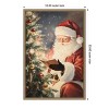 Amanti Art Santa Reading II by Melloi Art Prints Canvas Wall Art Print Framed - 3 of 4