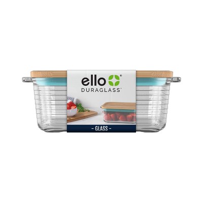Ello 3.4 Cup Glass with Wood