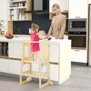 Costway 7-in-1 Toddler Climbing Toy Set with Reversible Ramp Convertible Step Stool Multi-colored/Natural - 4 of 4