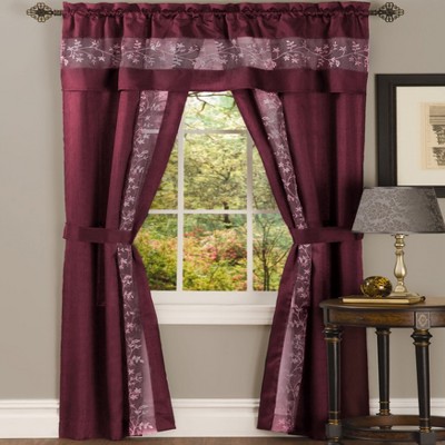 BrylaneHome Fairfield 5 Piece Window Set
