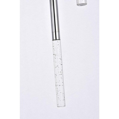 Ruelle 3-Light Chrome Pendant with Crystal Accents