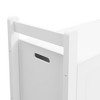 INFURNIC Utility Storage Cabinets Kids Toy Box Chest, Large Storage Cabinet Toy Storage Organizer Trunk For Nursery, Playroom, White, 35"*15"*19.3" - 4 of 4