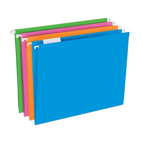 Pendaflex Glow Poly Hanging File Folders 81673 : Target