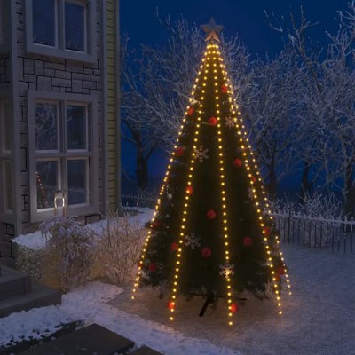 vidaXL LED Warm White Christmas Tree Net Lights