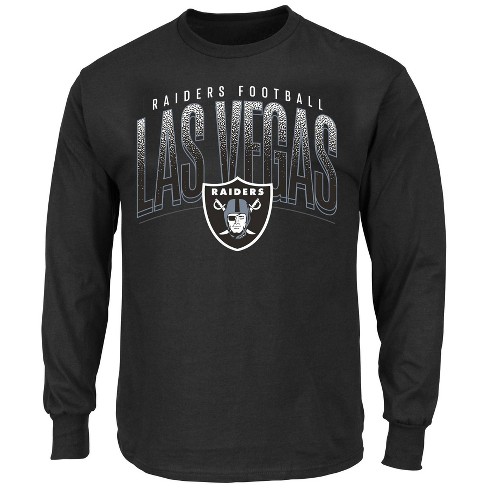 Fanatics Las Vegas Raiders Men's Long Sleeve Clear Sign T-Shirt 22 Blk / 3XL