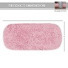 Waterford Tufted Bath Rug, Extra Soft and Absorbent, Non-Slip Bath Carpet, Machine Wash Dry, bath rugs for Bathroom Floor, 10 x 22 Tank Cover, Pink - 3 of 4