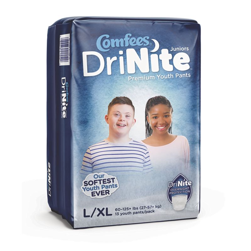 Comfees DriNite Juniors Youth Absorbent Underwear Large / X-Large, 3 of 7