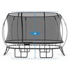 Springfree Trampoline Kids Outdoor Large Oval 8 x 13 Ft Trampoline w/ Enclosure & Outdoor Jumping Basketball Game FlexrHoop Accessory, Black - 4 of 4