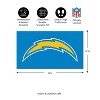 Full Color PVC Mat, 16" x 28", Los Angeles Chargers - 3 of 4