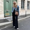 CLUCI Crossbody purses for Women Leather Medium Shoulder Purses Handabgs Vegan Leather Hobo Bags Satchel with Guitar Strap - 2 of 3