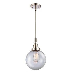 Beacon - 1 Light Stem Hung Mini Pendant In Industrial Style-12.63 Inches Tall and 8 Inches Wide - 1 of 1