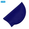 Unique Bargains Silicone Waterproof Non-Slip Adult Swimming Caps 2 Pcs - 3 of 4
