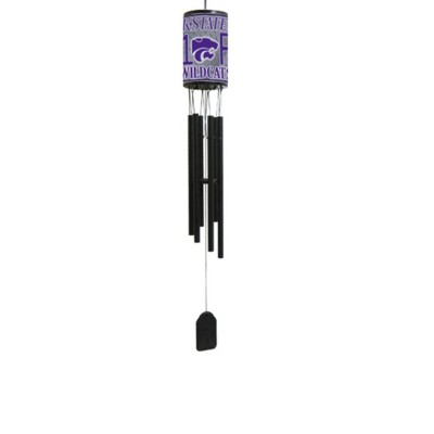 NCAA Wind Chime, #1 Fan with Team Logo - Kansas St Wildcats