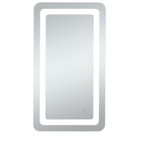 Elegant Lighting Genesis 20in x 36in soft edge LED mirror - 1 of 4