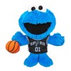 Bleacher Creatures San Antonio Spurs Sesame Street Cookie Monster 8" Kuricha Plush - 3 of 4