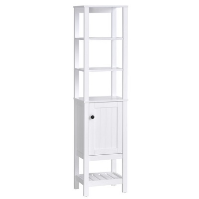 HOMCOM Bathroom Tower Storage Cabinet - White US834-1140131