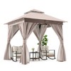 LAUSAINT HOME 8'X 8' Patio Steel Gazebo - 3 of 4