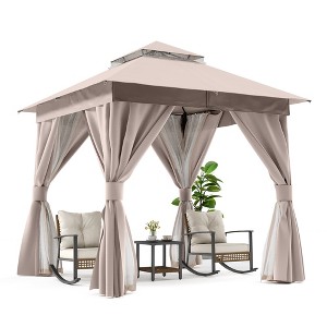 LAUSAINT HOME 8'X 8' Patio Steel Gazebo - 1 of 4