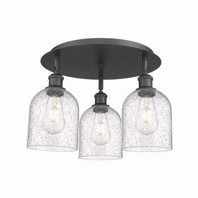 Bella - 3 Light Flush Mount In Industrial Style-10.5 Inches Tall and 17.25 Inches Wide