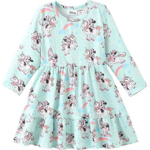 Disney Princess Kids Girls Long Sleeve Casual Sundresses Fall Clothes - 1 of 4