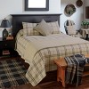 Park Designs Tan Fieldstone Plaid Standard Sham - 2 of 3