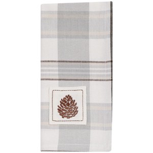 Park Designs Ponderosa Pine Cream Plaid Napkin Set of 4 - 1 of 4