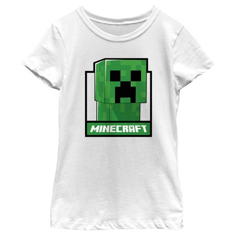 Minecraft Creeper Face Long Sleeve Black Youth Hooded Sweatshirt-XS