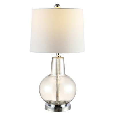 Atlas 16" Mercury Luster Glass Contemporary Table Lamp